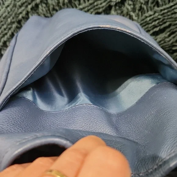 Coach Park Carrie Blue Leather Shoulderbag - Picture 12 of 15